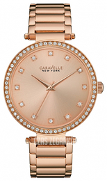 Bulova Caravelle Różowe złoto/Stal w kolorze różowego złota Ø38 mm 44L208