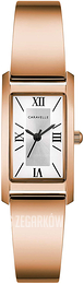 Bulova Caravelle Biały/Stal w kolorze różowego złota 44L264