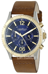 Bulova Caravelle Niebieski/Skóra Ø41 mm 45A135