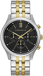 Bulova Caravelle Czarny/Stal w odcieniu złota Ø42 mm 45A143