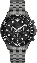 Bulova Caravelle Czarny/Stal Ø42 mm 45A144