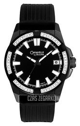 Bulova Caravelle Czarny/Guma Ø41 mm 45B117