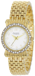 Bulova Caravelle Biały/Stal w odcieniu złota Ø26.5 mm 45L122