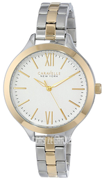 Bulova Caravelle Srebrny/Stal w odcieniu złota Ø37 mm 45L139