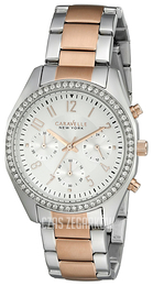 Bulova Caravelle Srebrny/Stal w kolorze różowego złota Ø36 mm 45L148