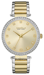 Bulova Caravelle Szampański/Stal w odcieniu złota Ø38 mm 45L154