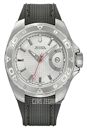 Bulova Accutron Srebrny/Guma Ø42 mm 63B129