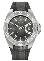 Bulova Accutron Czarny/Guma Ø42 mm 63B130