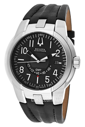 Bulova Accutron Czarny/Skóra Ø42 mm 63B135
