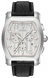 Bulova Accutron Srebrny/Skóra 63B145