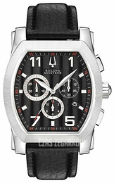 Bulova Accutron Czarny/Skóra 63B146