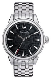 Bulova Accutron Czarny/Stal Ø42 mm 63B147
