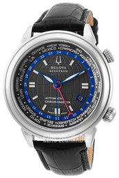 Bulova Accutron Czarny/Skóra Ø46 mm 63B159