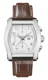 Bulova Accutron Srebrny/Skóra 63C006