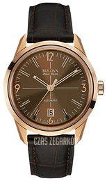 Bulova Brązowy/Skóra Ø41 mm 64B124