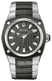 Bulova Accutron Czarny/Stal Ø42 mm 65B001