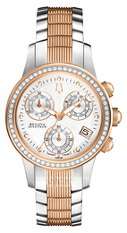 Bulova Accutron Biały/Stal Ø31 mm 65R149