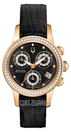 Bulova Accutron Czarny/Skóra Ø31 mm 65R150