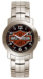 Bulova Harley-Davidson Czarny/Stal Ø30 mm 76A019