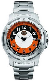 Bulova Harley-Davidson Biały/Stal Ø42 mm 76B152