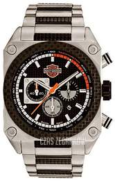 Bulova Czarny/Stal 78B117