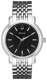 Bulova Czarny/Stal Ø38 mm 96A149