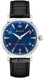 Bulova American Clipper Niebieski/Skóra Ø39 mm 96A242