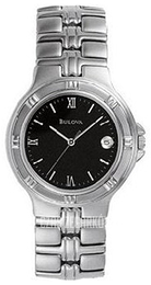 Bulova Dress Czarny/Stal Ø32 mm 96B05