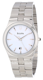 Bulova Dress Biały/Stal Ø38 mm 96B106