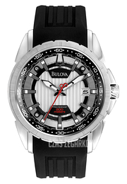 Bulova Campton Srebrny/Guma Ø44 mm 96B171