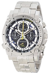 Bulova Champlain Chronograph Czarny/Stal Ø46.5 mm 96B175