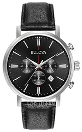 Bulova Czarny/Skóra Ø41 mm 96B262