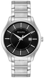 Bulova Dress Czarny/Stal Ø40 mm 96B267