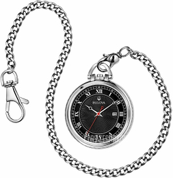 Bulova Czarny Ø46 mm 96B308