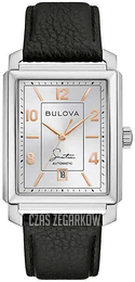 Bulova Sinatra Srebrny/Skóra 96B379