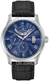 Bulova Classic Niebieski/Skóra Ø43 mm 96C142