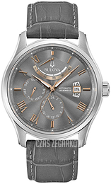 Bulova Classic Szary/Skóra Ø43 mm 96C143