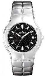 Bulova Dress Czarny/Stal Ø33 mm 96G22