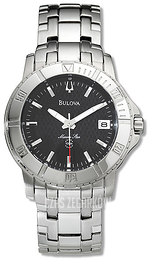 Bulova Czarny/Stal 96G52