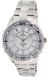 Bulova Sport Biały/Stal Ø36 mm 96L145