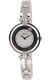 Bulova Bangle Biały/Stal Ø28 mm 96L159
