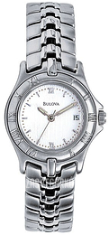 Bulova Bracelet Biały/Stal Ø26 mm 96M08