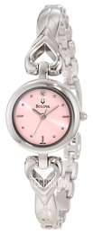 Bulova Bangle Różowy/Stal Ø23 mm 96P136