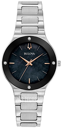 Bulova Czarny/Stal Ø32 mm 96R231