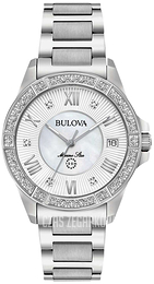 Bulova Biały/Stal Ø32 mm 96R232