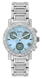 Bulova Diamond Niebieski/Stal Ø32 mm 96R31