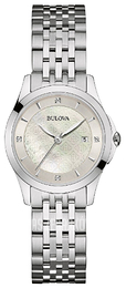 Bulova Diamond Srebrny/Stal Ø27 mm 96S160