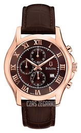 Bulova Dress Brązowy/Skóra Ø42 mm 97B120