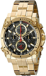 Bulova Czarny/Stal w odcieniu złota Ø48 mm 97B138