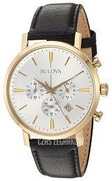 Bulova Biały/Skóra Ø41 mm 97B155